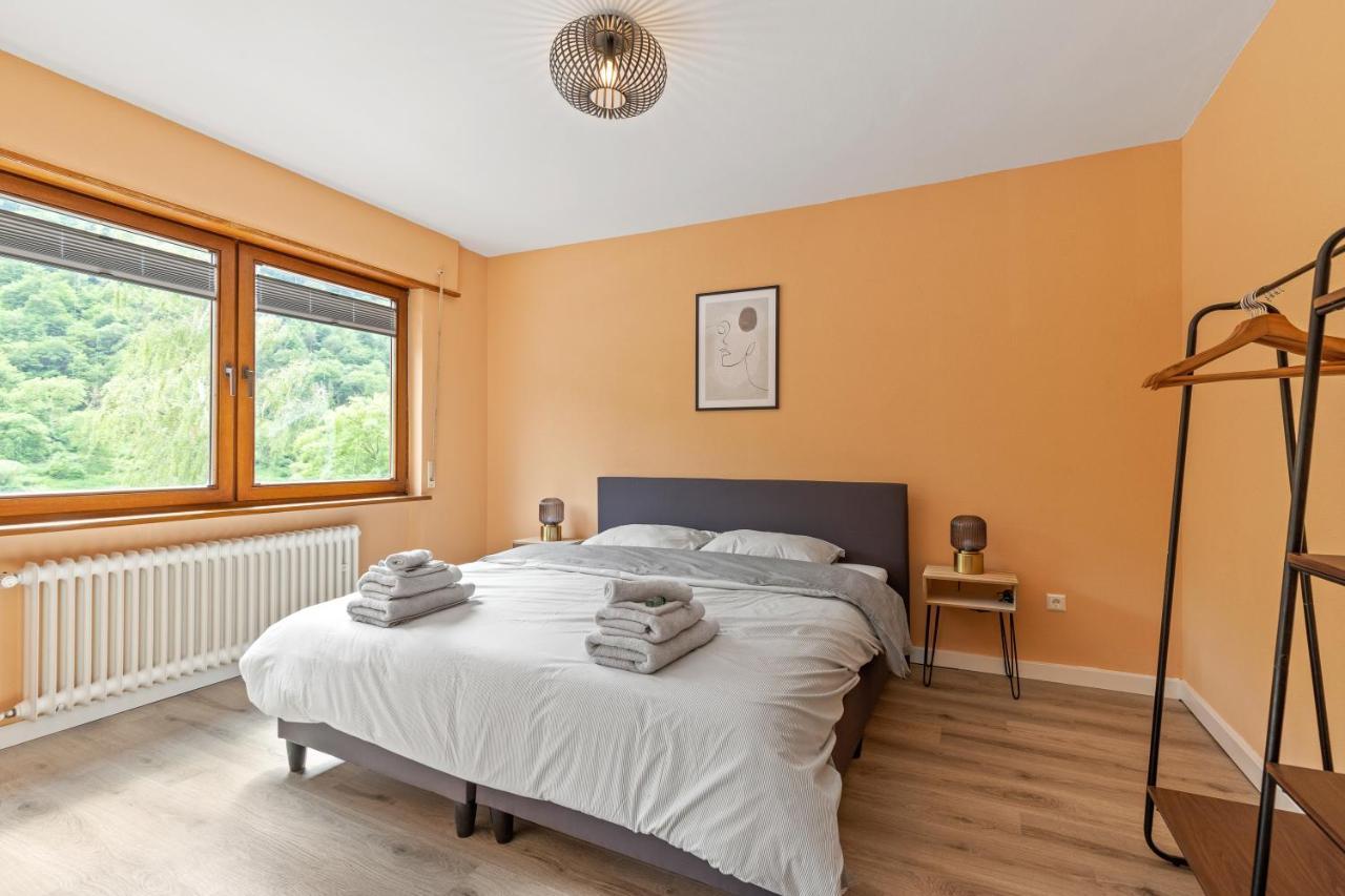 Haus Blaue Traube Mit Moselblick Apartment Ediger-Eller Luaran gambar