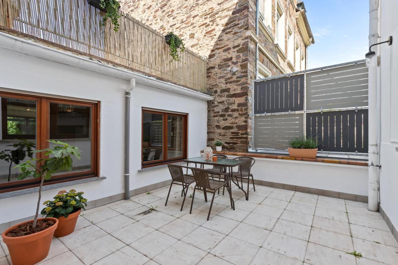 Haus Blaue Traube Mit Moselblick Apartment Ediger-Eller Luaran gambar