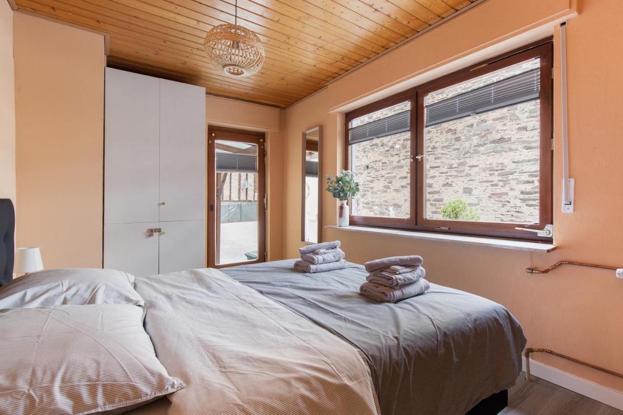 Haus Blaue Traube Mit Moselblick Apartment Ediger-Eller Luaran gambar