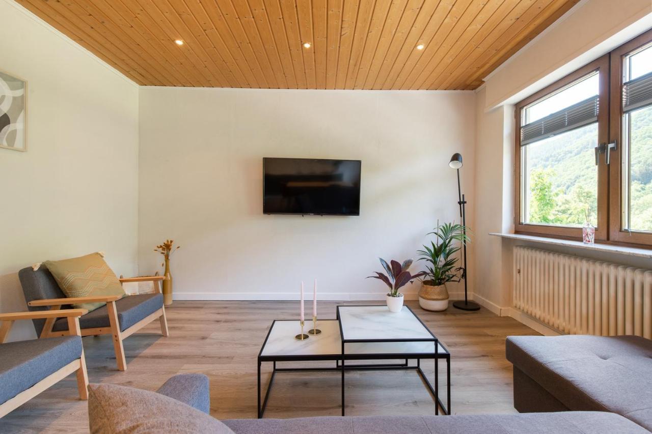 Haus Blaue Traube Mit Moselblick Apartment Ediger-Eller Luaran gambar