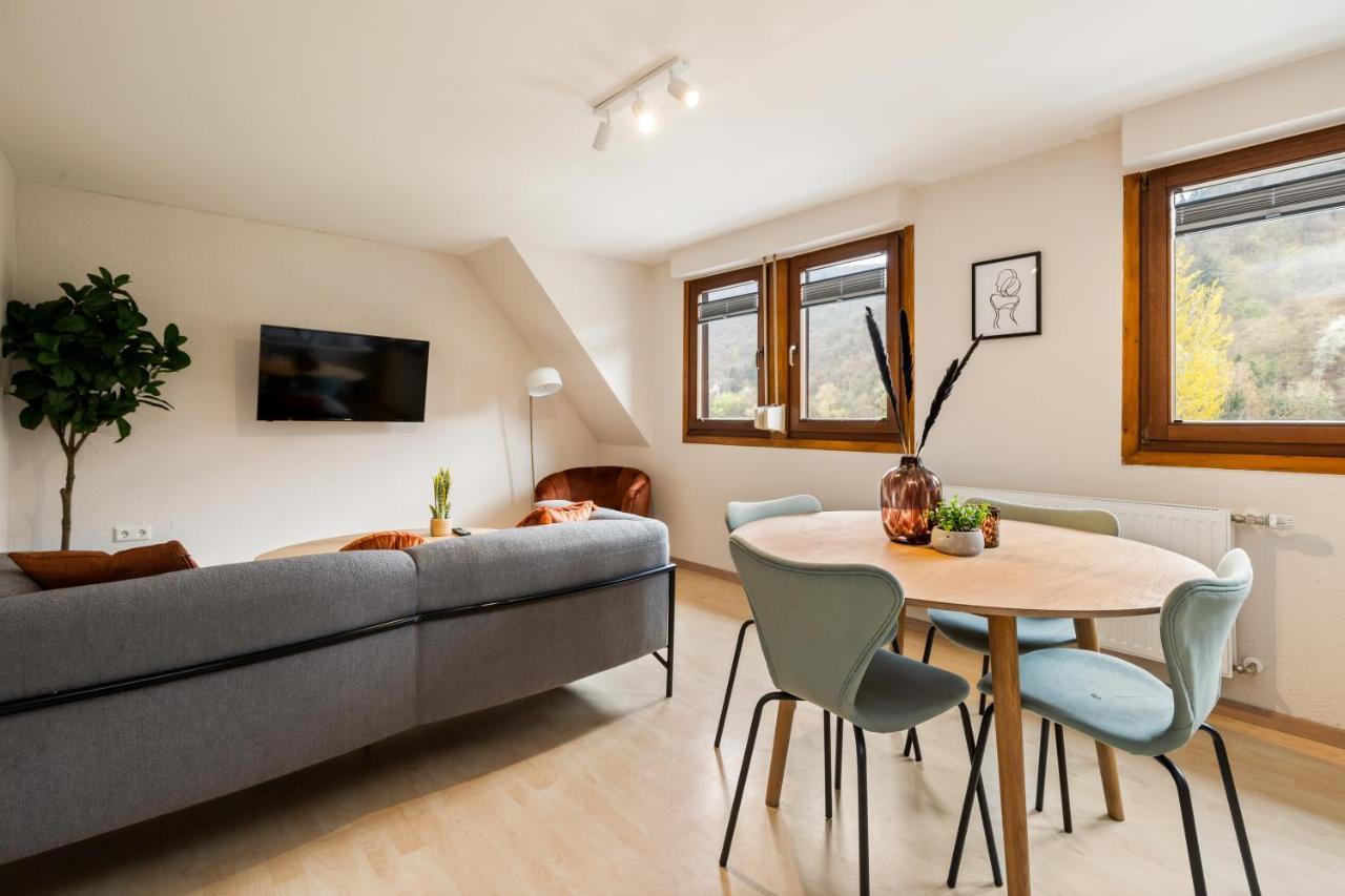 Haus Blaue Traube Mit Moselblick Apartment Ediger-Eller Luaran gambar